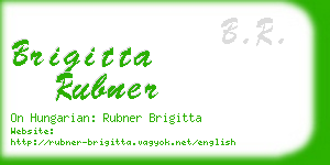 brigitta rubner business card